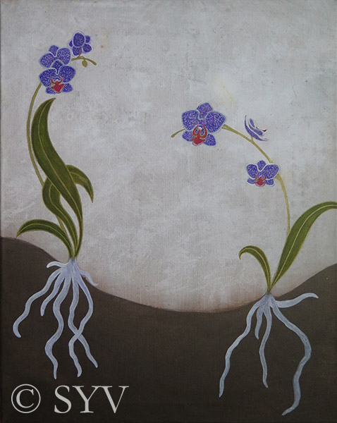 "Orchids (adder-mouthed)" - Sarah Y. Varnam