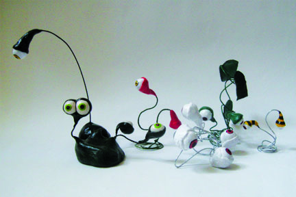 Odd Eye sculptures (various) - Sarah Y. Varnam