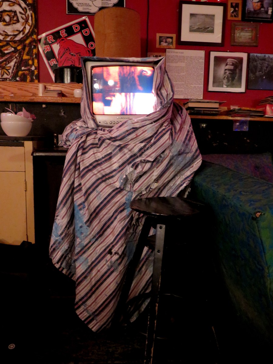 One of the video installations.