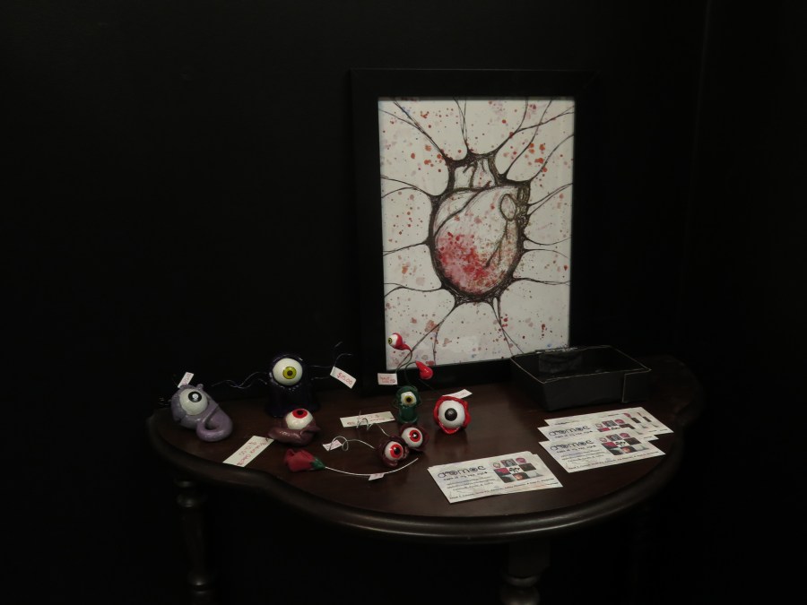 Apple of my Odd Eye's Arts Market stall