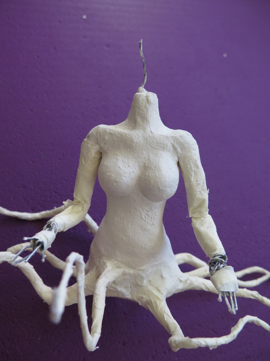 "Octonidia" in progress - Sarah Y. Varnam