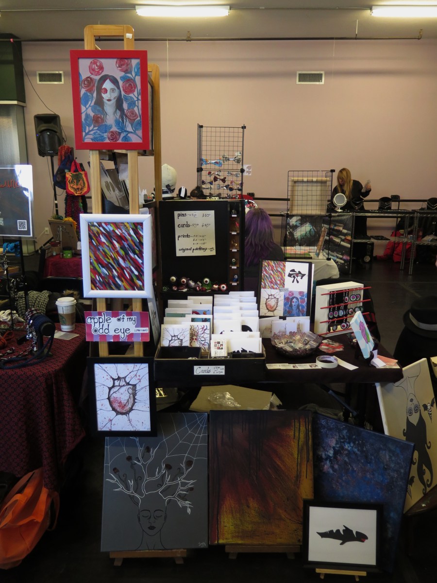 Apple of my Odd Eye's Bazaar of the Bizarre table.