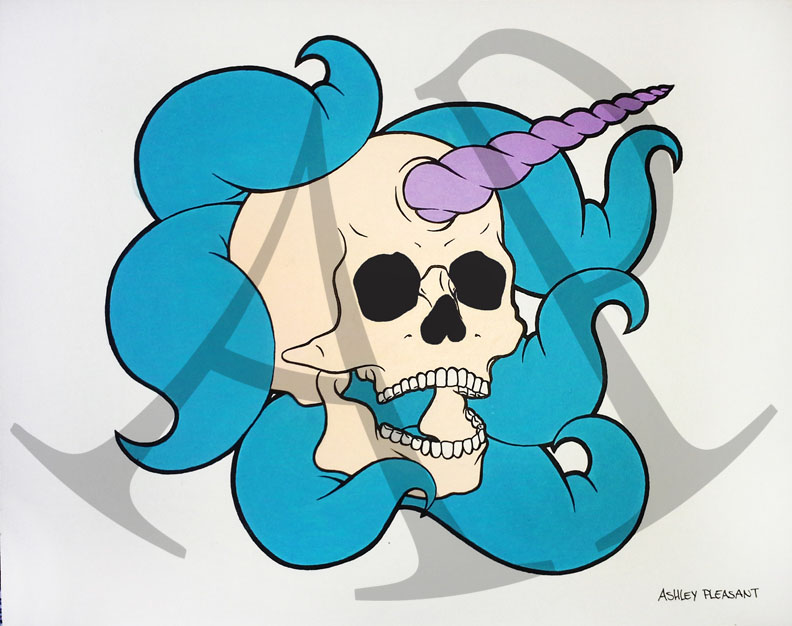 "Tentacle Skull" - Ashley Pleasant