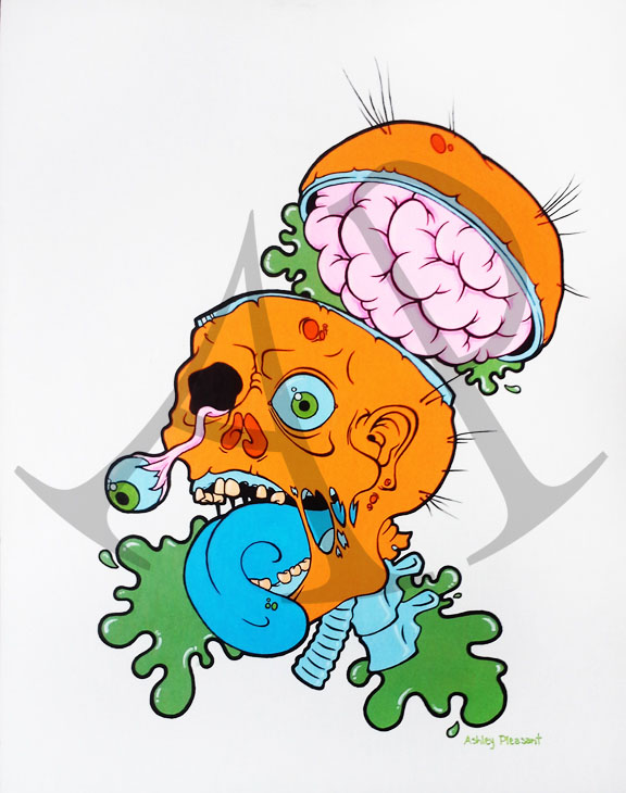"Zombie Head" - Ashley Pleasant