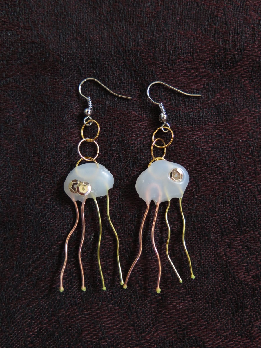 Jellyfish earrings