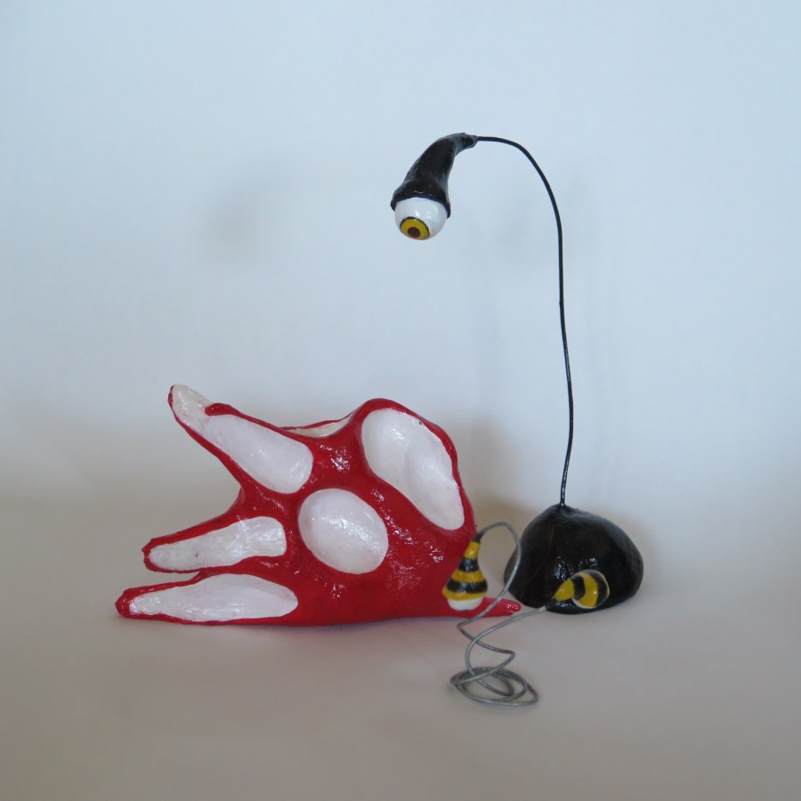 Sarah's Odd Eye sculptures