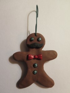 Gingerbread man Christmas ornament
