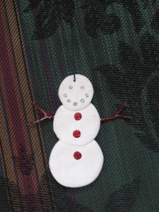 Snowman Christmas ornament